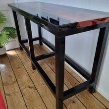 Load image into Gallery viewer, Macrocarpa & Epoxy Bar Leaner