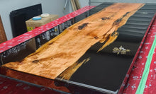 Load image into Gallery viewer, Macrocarpa & Epoxy Bar Leaner