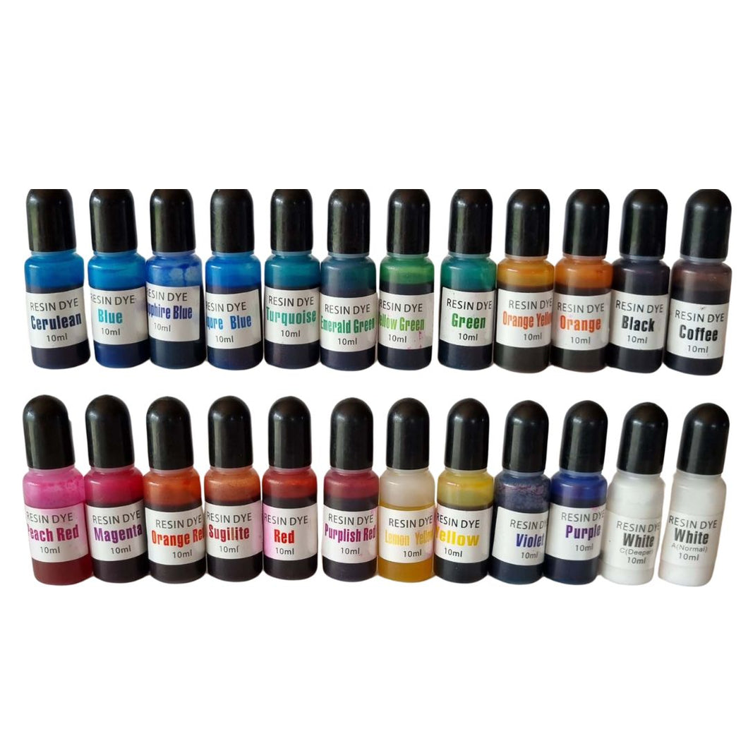 Alcohol Ink Kit (10ml bottles x 24 colours)